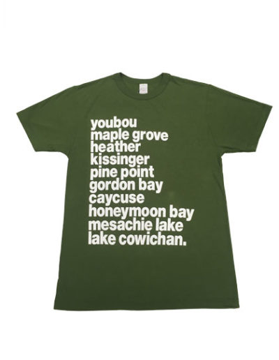 Unisex Lake Cowichan Tee $24.99